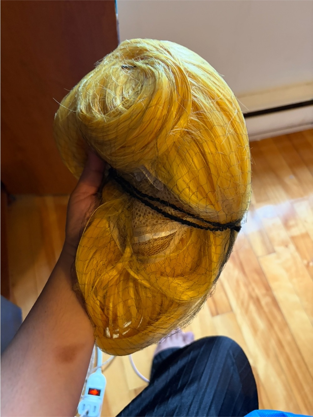 Bold Yellow Women's Fashion Wig cosplay used once